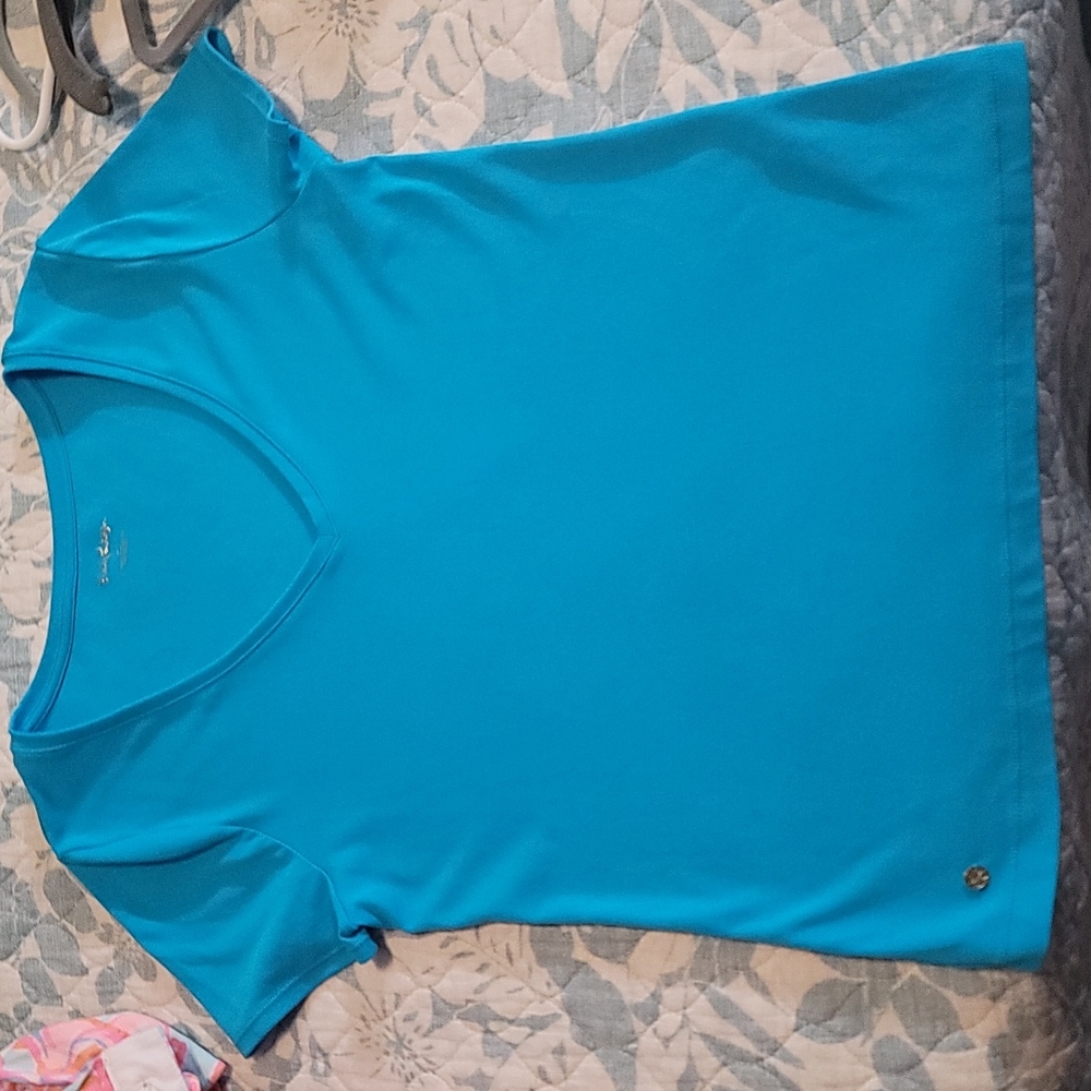 Lily pulitzer  turquoise tee